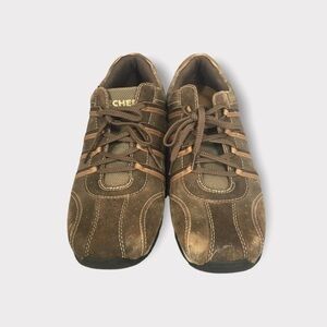 Skechers Brown distressed leather Oxford shoes